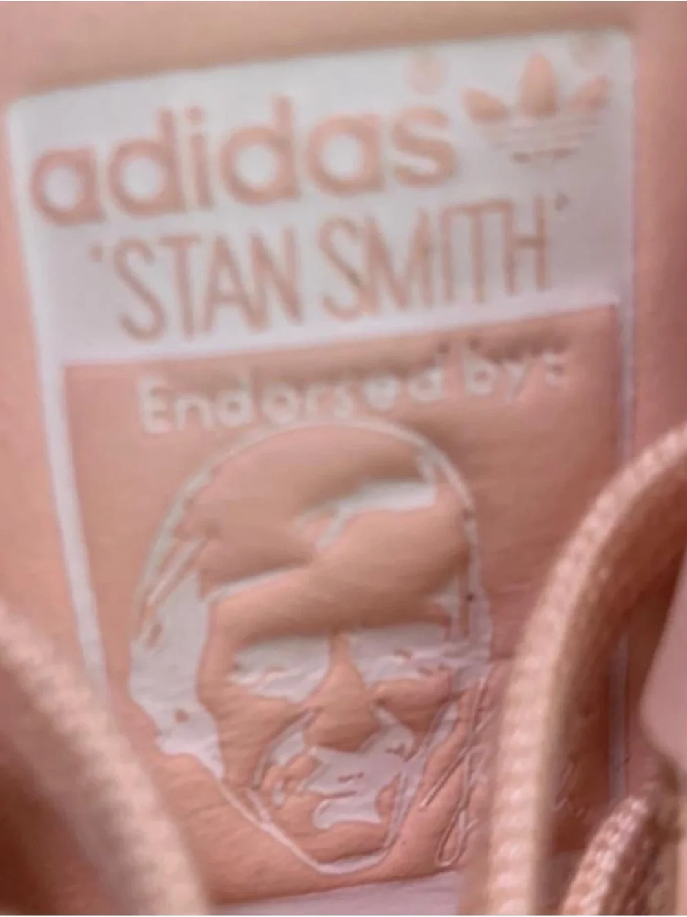 adidas Stan Smith Wmns Icey Pink Leather Sneakers Size 8 EUC